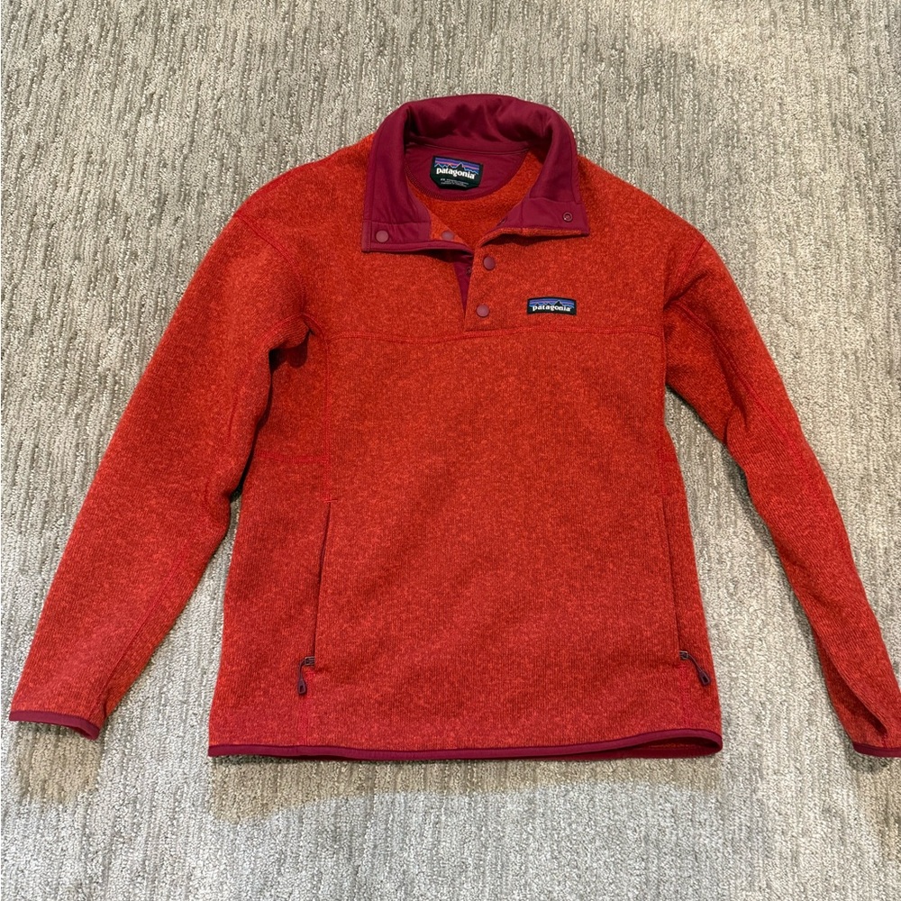 Patagonia Red Pullover Fleece